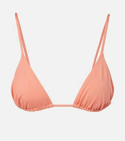 Eres Mouna Triangle Bikini Top In Brown