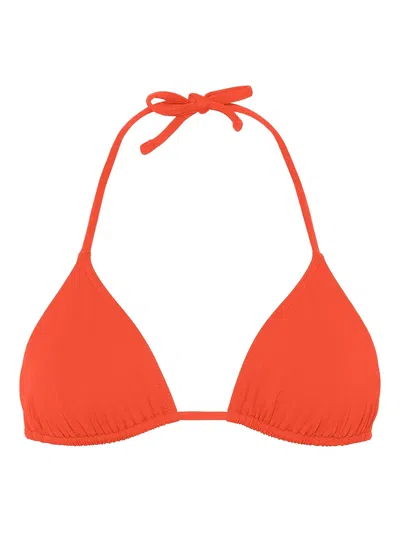 Eres Mouna Triangle Bikini Top In Orange