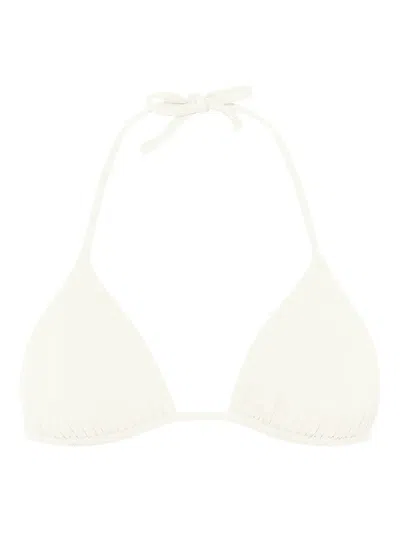 Eres Mouna Triangle Bikini Top In White
