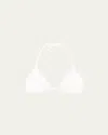 Eres Mouna Triangle Bikini Top In White