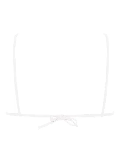 Eres Mouna Triangle Bikini Top In White