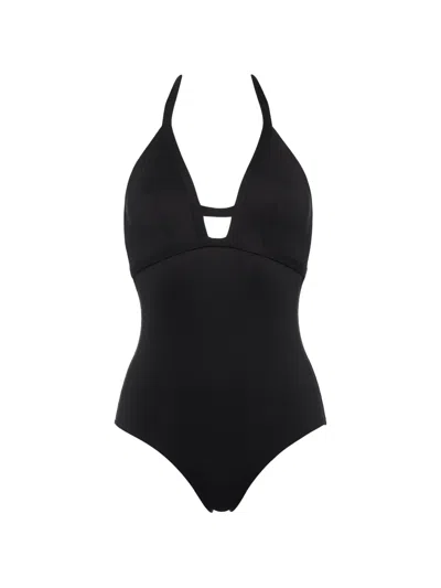Eres Mounia V-neck Swimsuit In Blue