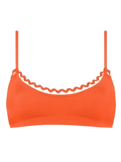 Eres Move Bikini Top In Orange