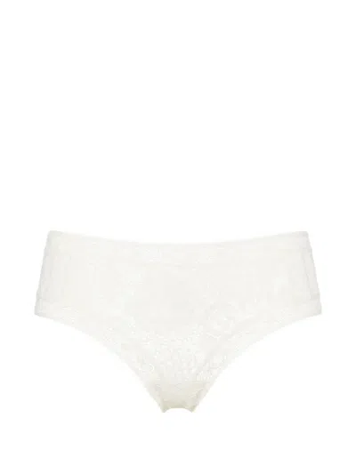 Eres Murmures Lace Tanga Briefs In White