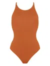 Eres Ring-back Navale Swimsuit In Brown