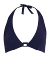 Eres Navire Embellished Bikini Top In Navy