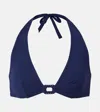 Eres Navire Embellished Bikini Top In Nautique