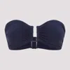 Eres Show Bandeau U-hardware Bikini Top In Navy Blue