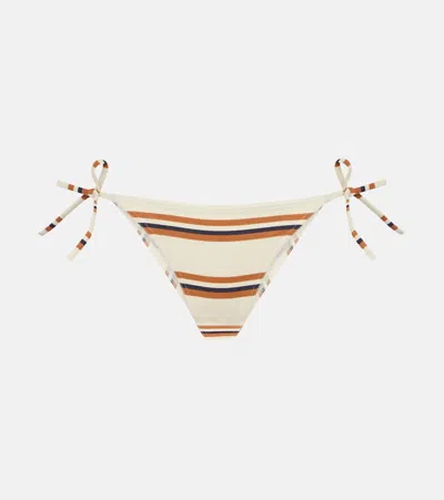 ERES NAVY STRIPED BIKINI BOTTOMS