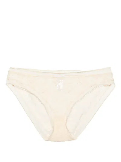 Eres Neige Lace Briefs In Neutrals