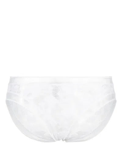 Eres Neige Lace Briefs In White