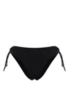 Eres Never Elasticated-waist Bikini Bottoms In Black
