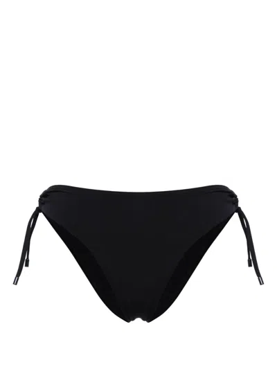 Eres Never Elasticated-waist Bikini Bottoms In Black