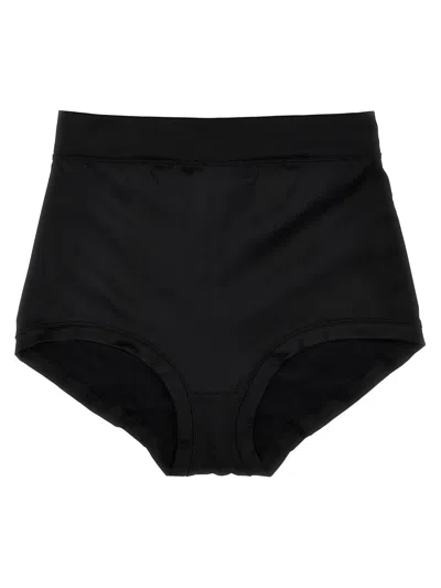 Eres High-waisted Seamless Elastic Waistband Briefs In Black