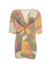 Eres Nuance Kaftan In Multi