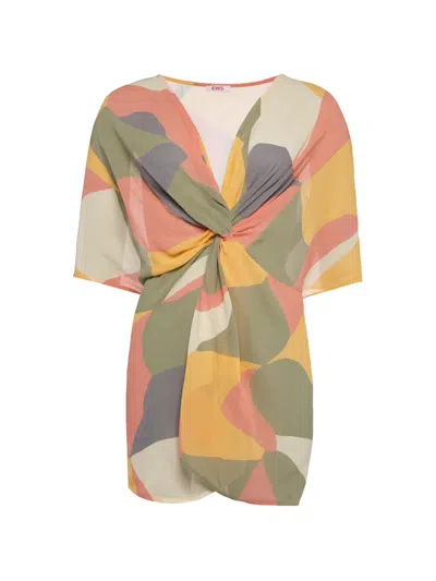 Eres Nuance Kaftan In Multi