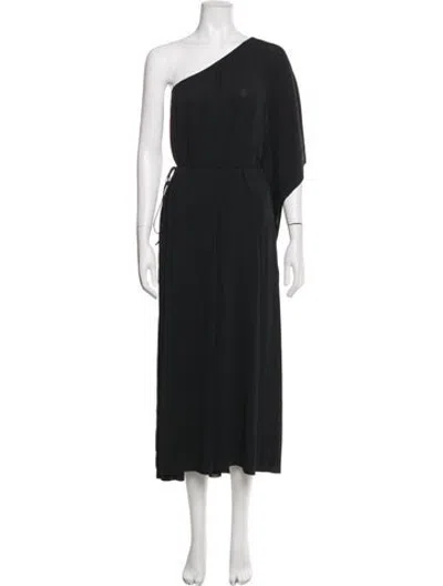 Pre-owned Eres Nylon Midi Length Dress In Black