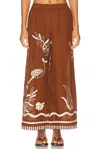 Eres Octopus Pant In Brown