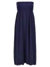 Eres Oda Strapless Stretch-jersey Maxi Dress In Blue