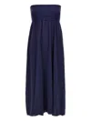 Eres Oda Strapless Stretch-jersey Maxi Dress In Blue