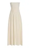 Eres Oda Jersey Cover-up Maxi Dress In Ivory