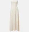 Eres Les Essentiels Oda Strapless Stretch-jersey Maxi Dress