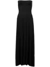 Eres Oda Strapless Stretch-jersey Maxi Dress In Schwarz