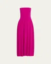 Eres Oda Strapless Maxi Dress In Sunset
