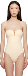 Eres Off-white Cassiopee Swimsuit In Neutral
