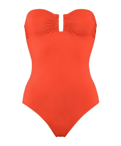 Eres Offshoulder Onepiece Swimsuit In Red