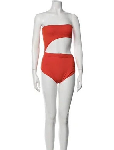 Pre-owned Eres One-piece W/ Tags In Red