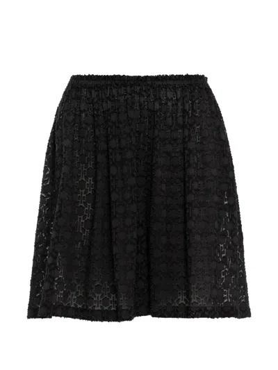 Eres One-shoulder Inoubliable Shorts In Brown