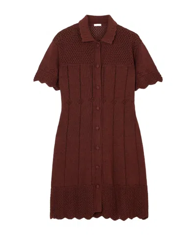 Eres Onirique Mini Dress In Brown