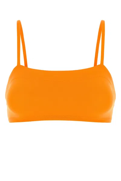 ERES ERES ORANGE STRETCH NYLON AZUR BIKINI TOP