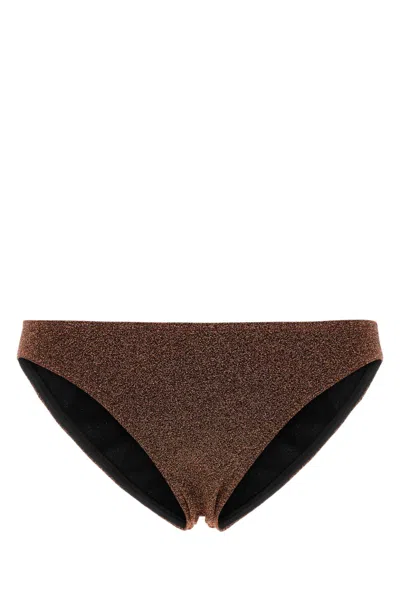 ERES ORANGE STRETCH NYLON BLEND ETINCELANT BIKINI BOTTOM