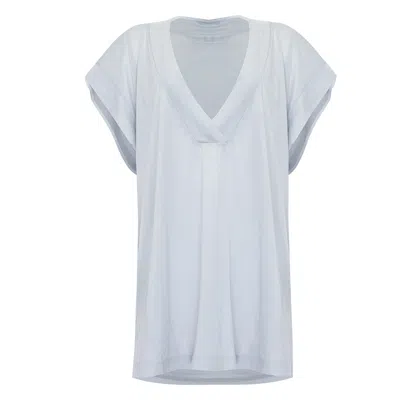 Eres Oversized Womens Tunic In Slate Grey In Blue