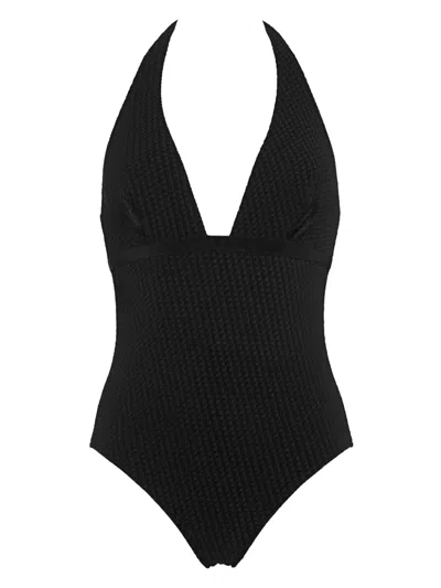Eres Paillette Swimsuit In 黑色