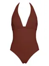 Eres Paillette Swimsuit In 褐色