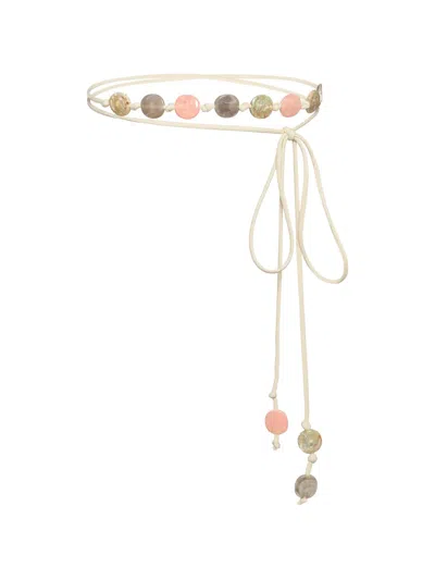 Eres Pam Beaded Tie Belt In Multi