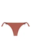 Eres Panache Elasticated High-cut Leg Low-rise Swimwear In Brown