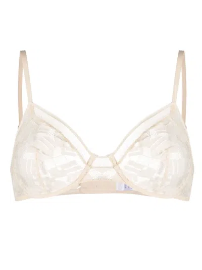 Eres Paradis Lace Full-cup Bra In Neutrals