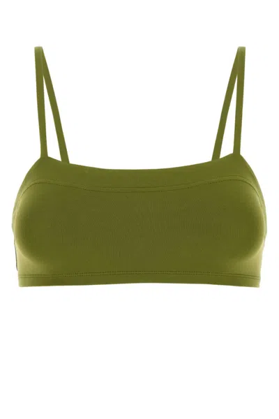 Eres Paris Green Stretch Nylon Azur Bikini Top