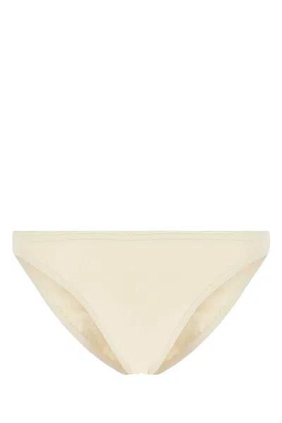 Eres Paris Ivory Stretch Nylon Bikini Bottom In White