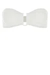 Eres Paris White Stretch Nylon Show Bikini Top