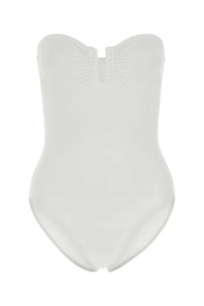 Eres Paris White Stretch Nylon Swimsuit