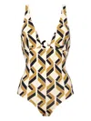 Eres Party One-piece Swimsuit In Pattern