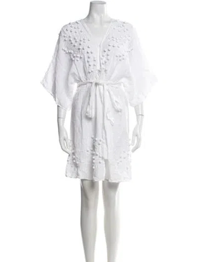 Pre-owned Eres Patterned Mini Dress In Multi