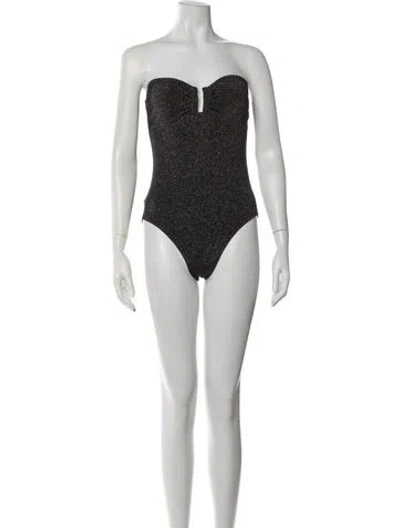 Pre-owned Eres Patterned One-piece W/ Tags In Black