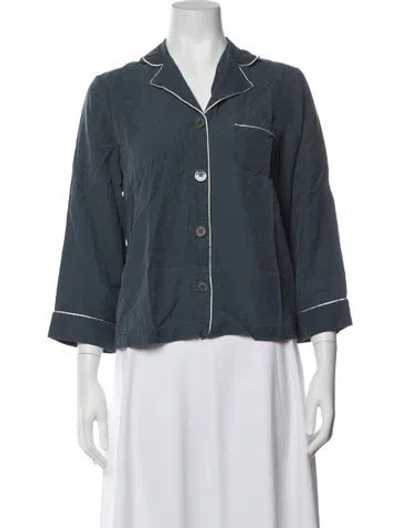 Pre-owned Eres Patterned Pajamas In Blue