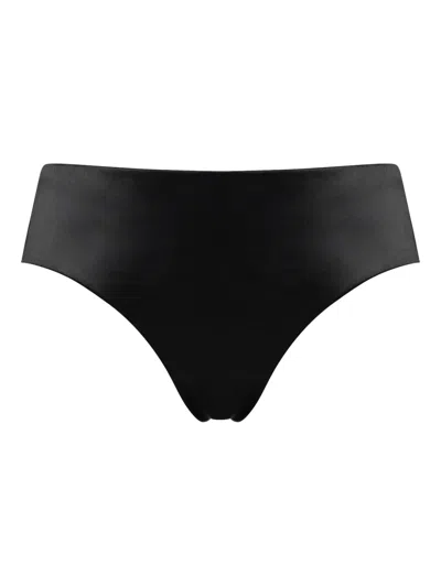 Eres Patti Bow-detail Thong In Black